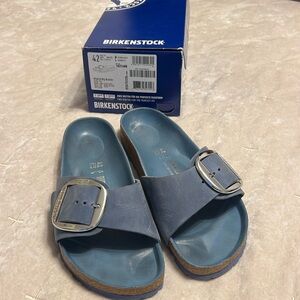 Madrid Big Buckle- Dusty Blue Sz 42